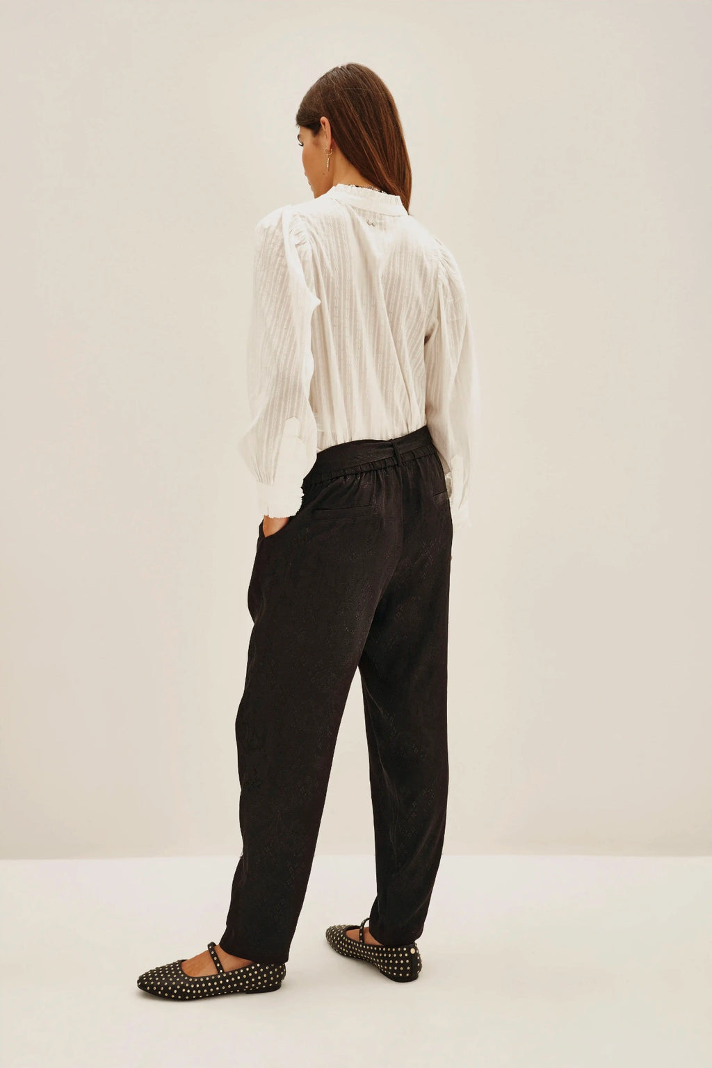 PANTALON DEPECHE JACQUARD
