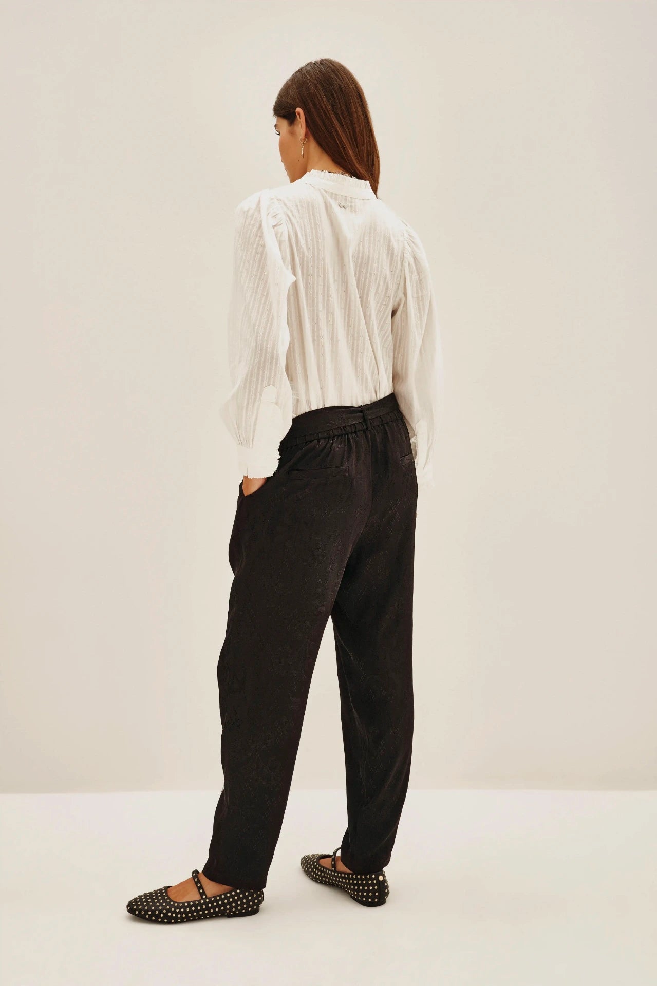 PANTALON DEPECHE JACQUARD