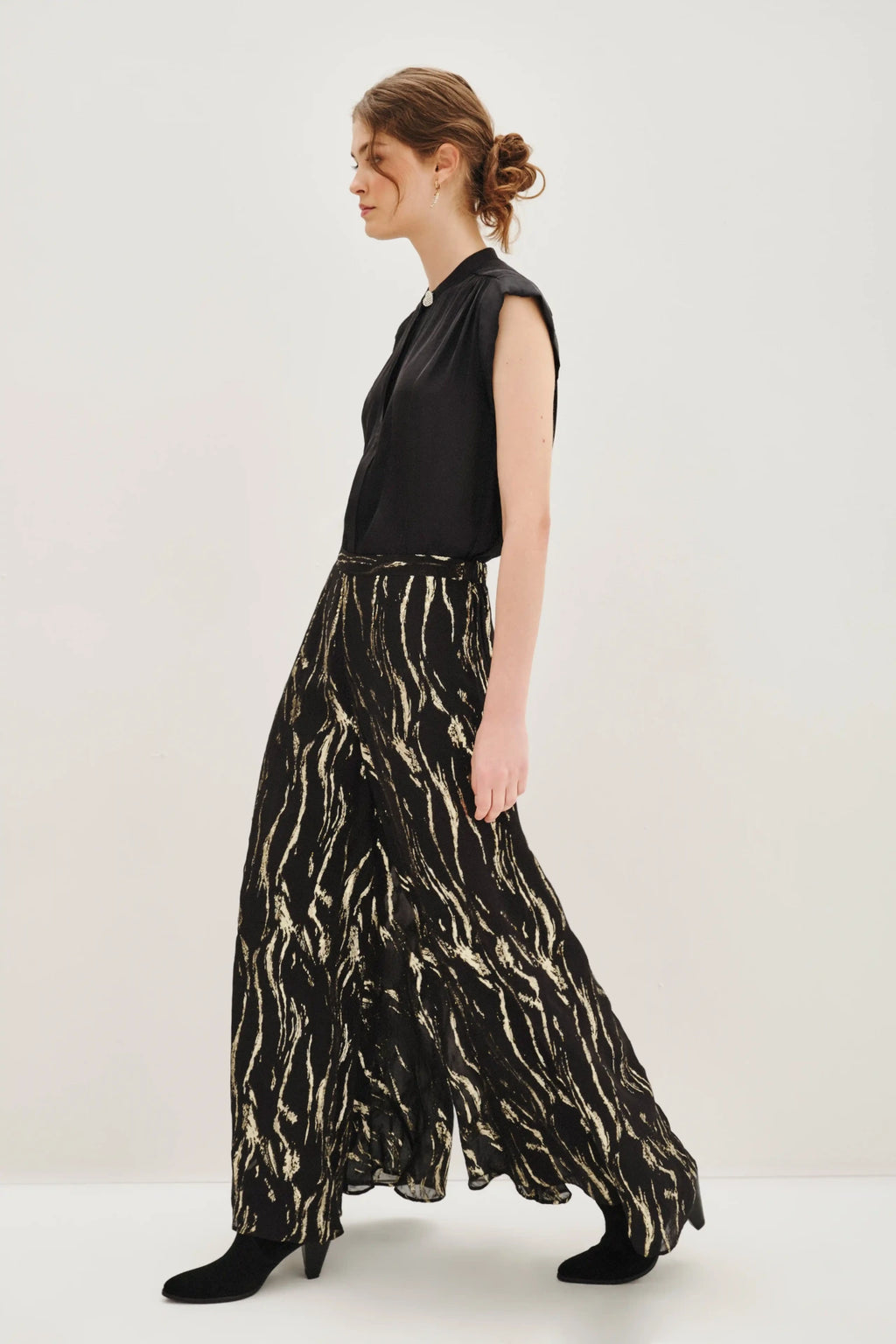 PANTALON PIERRE CEBRA LUREX