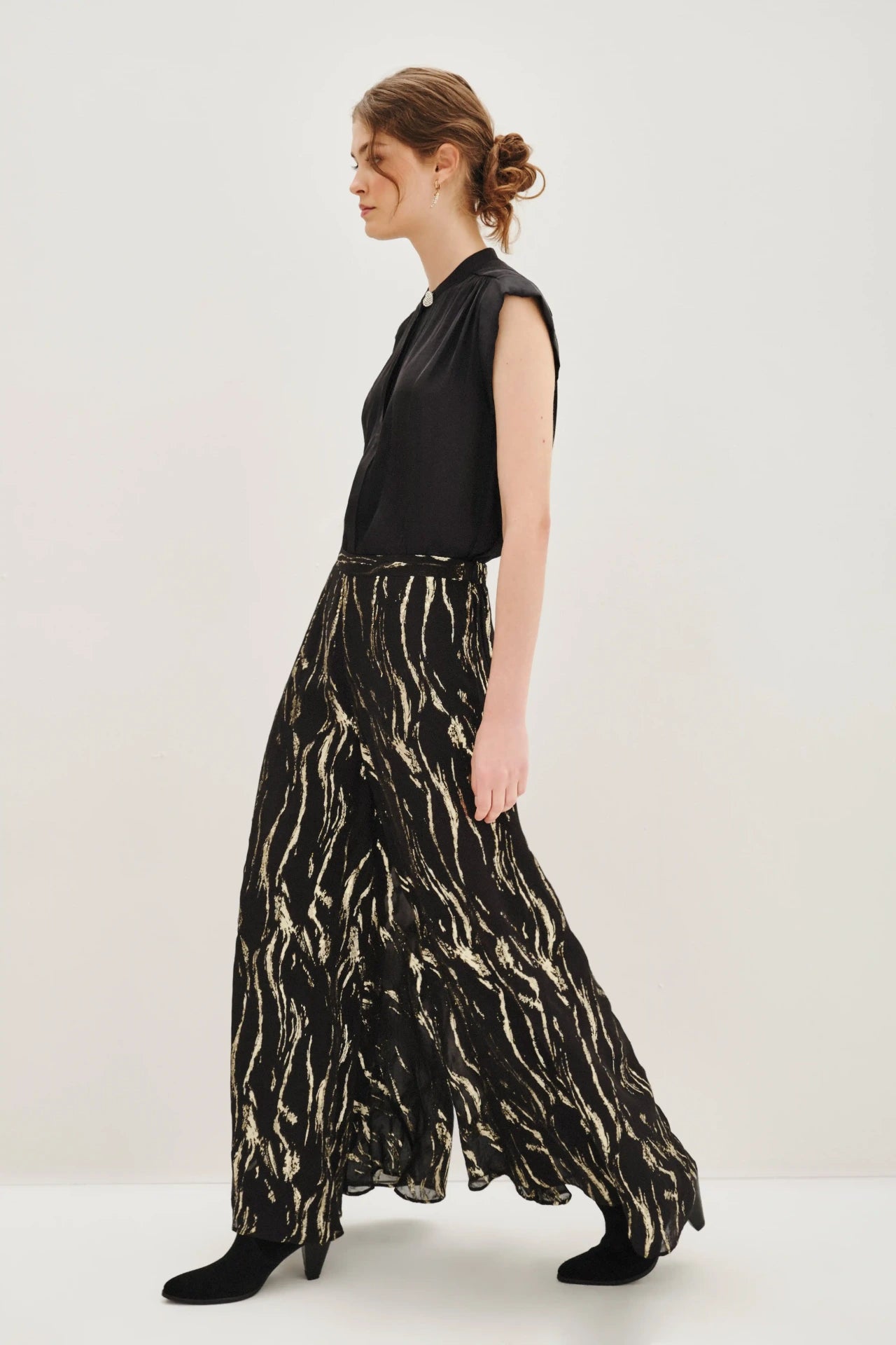 PANTALON PIERRE CEBRA LUREX