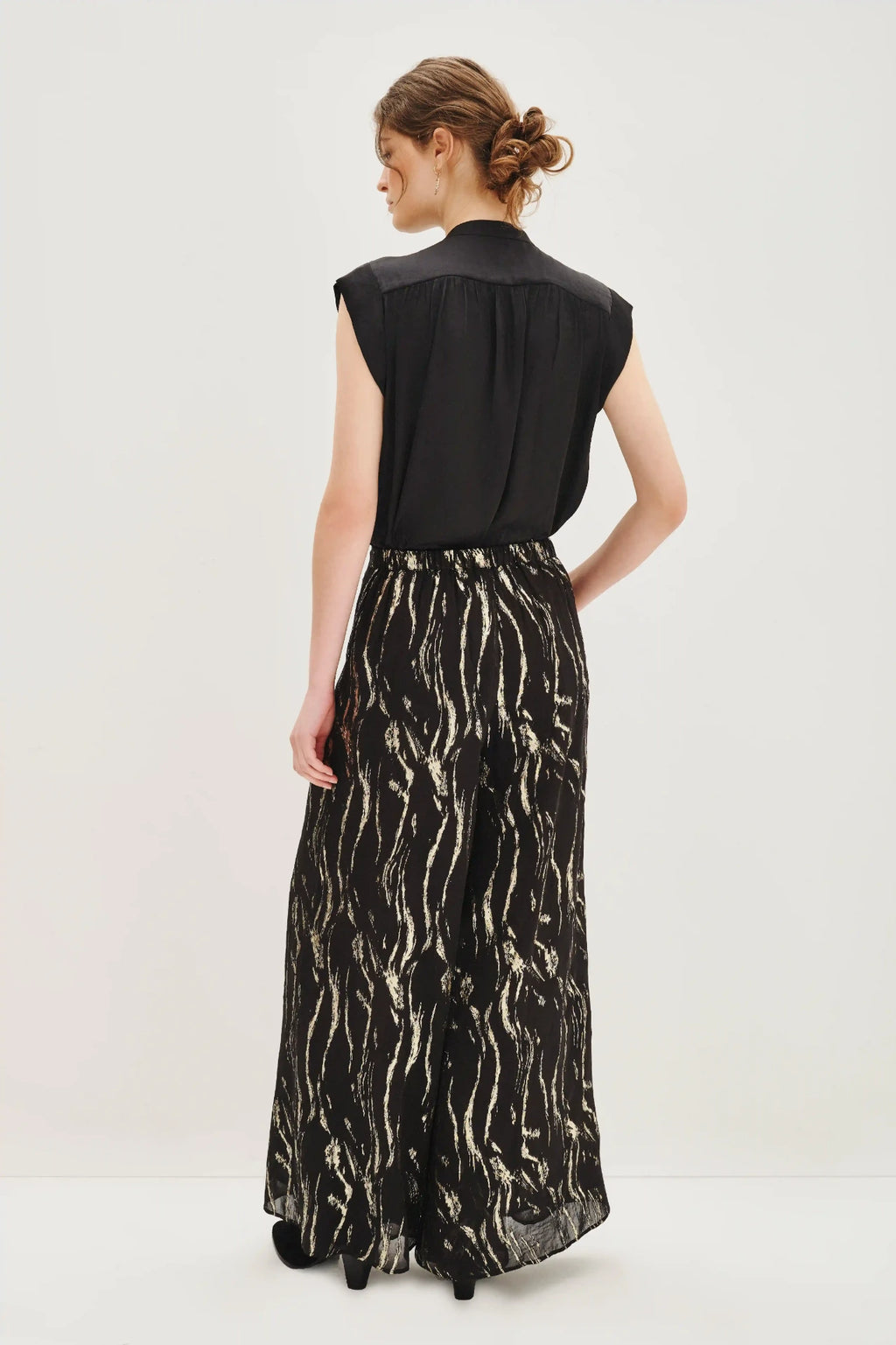 PANTALON PIERRE CEBRA LUREX