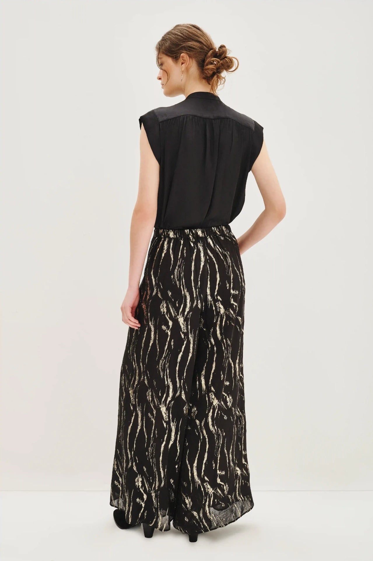 PANTALON PIERRE CEBRA LUREX