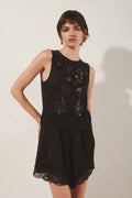 TOP MESH FLOWERS