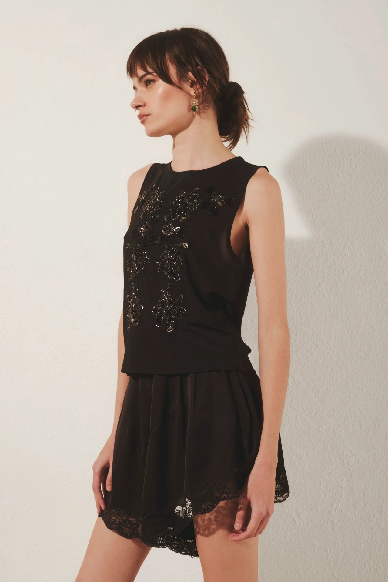 TOP MESH FLOWERS