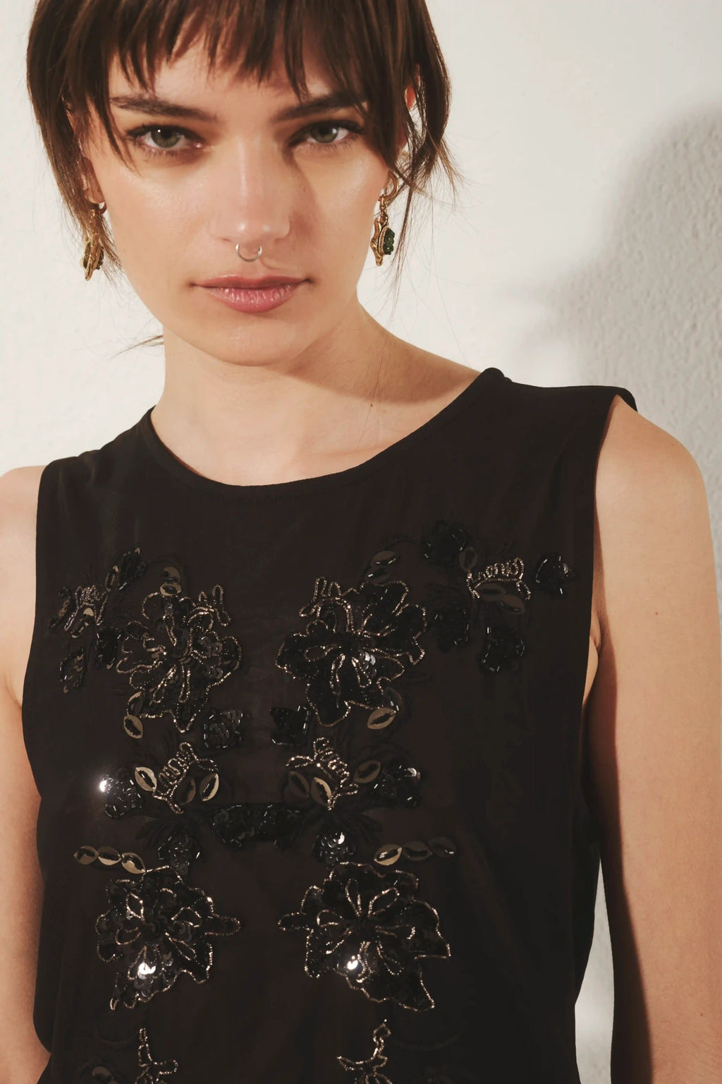 TOP MESH FLOWERS