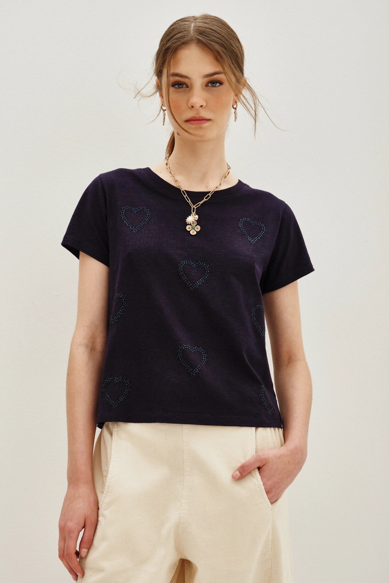 REMERA BABY HEARTS