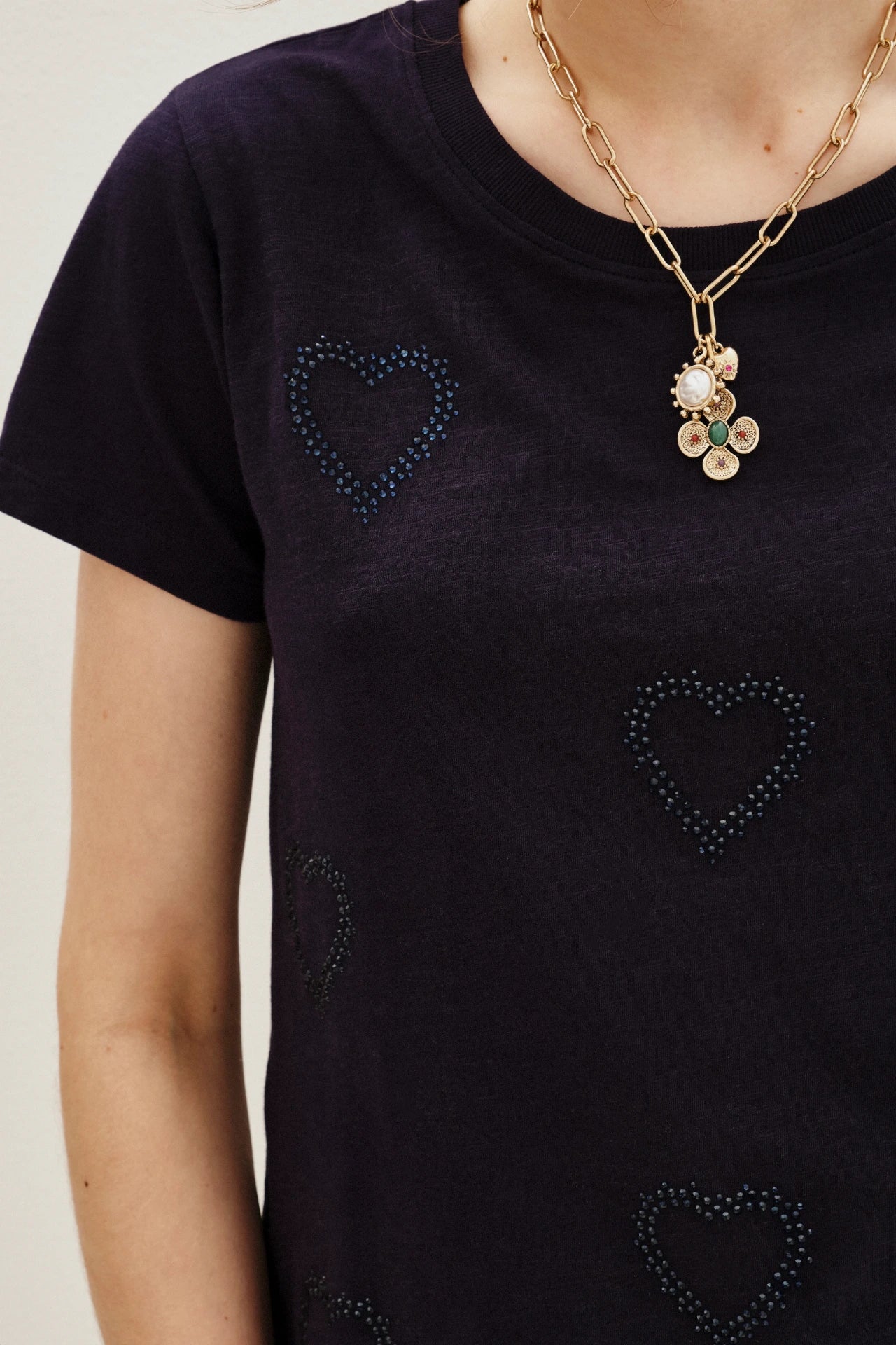 REMERA BABY HEARTS