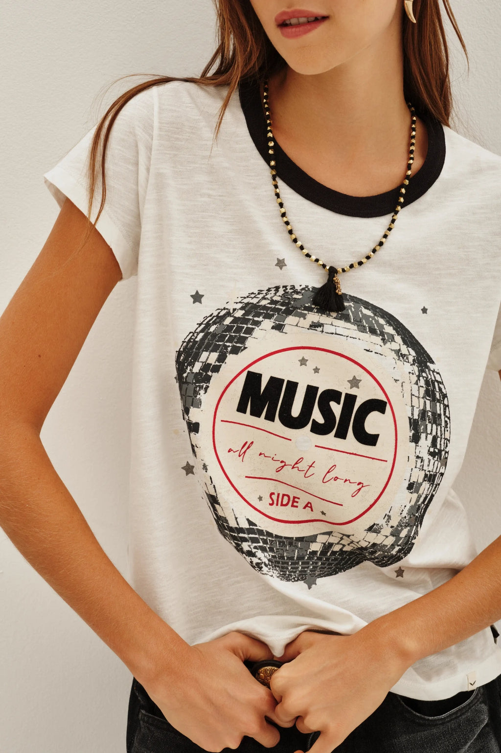REMERA DISCO MUSIC