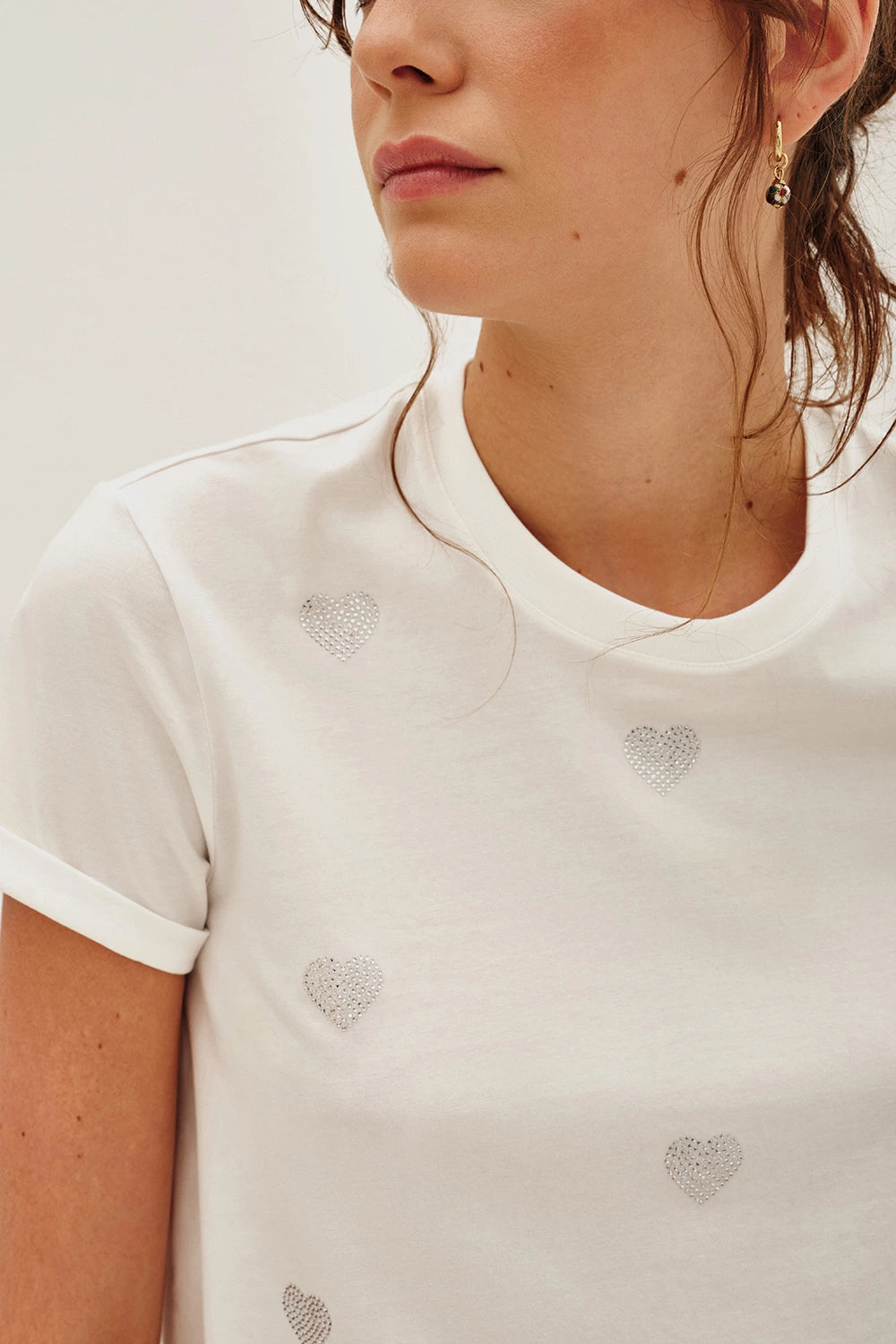 REMERA GLOW CUORE