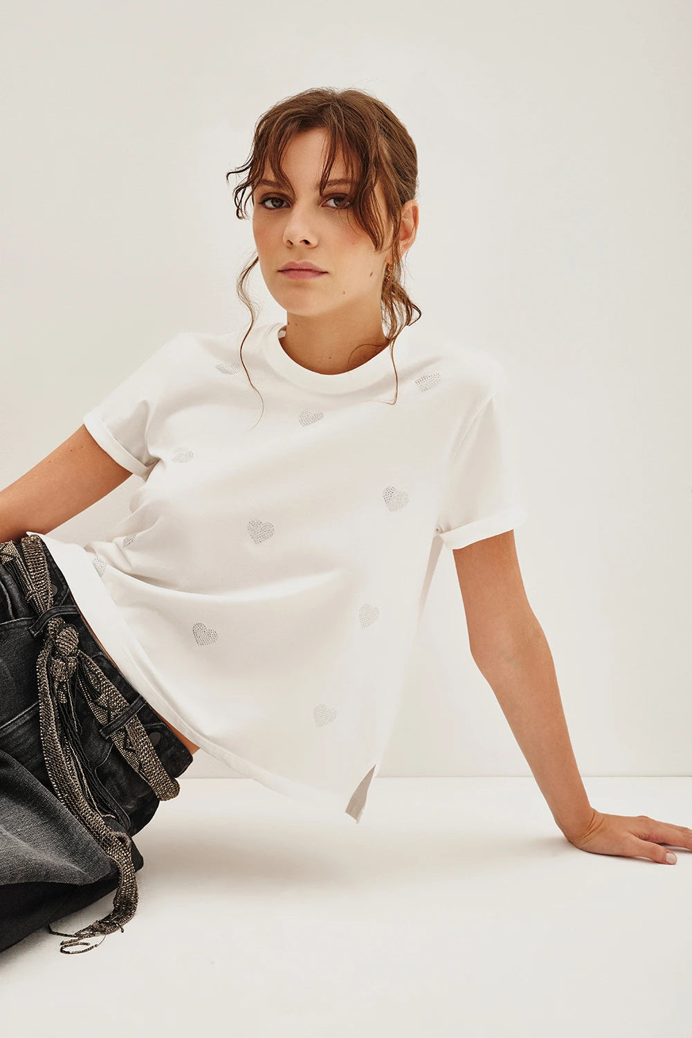 REMERA GLOW CUORE