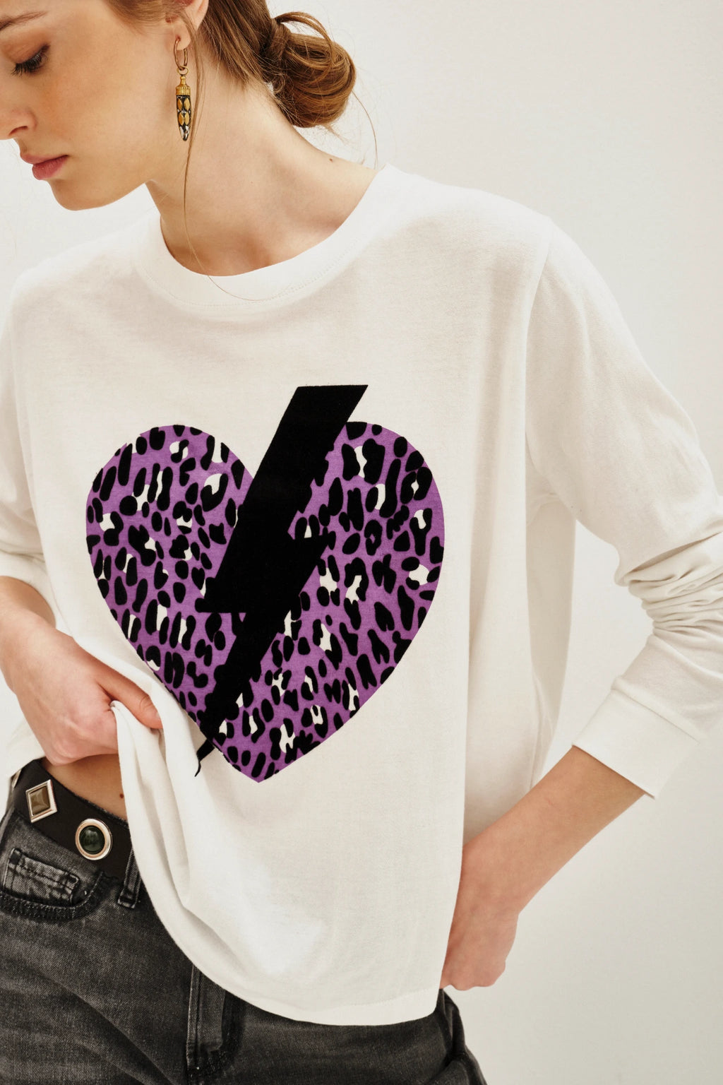 REMERA HEART ANIMAL