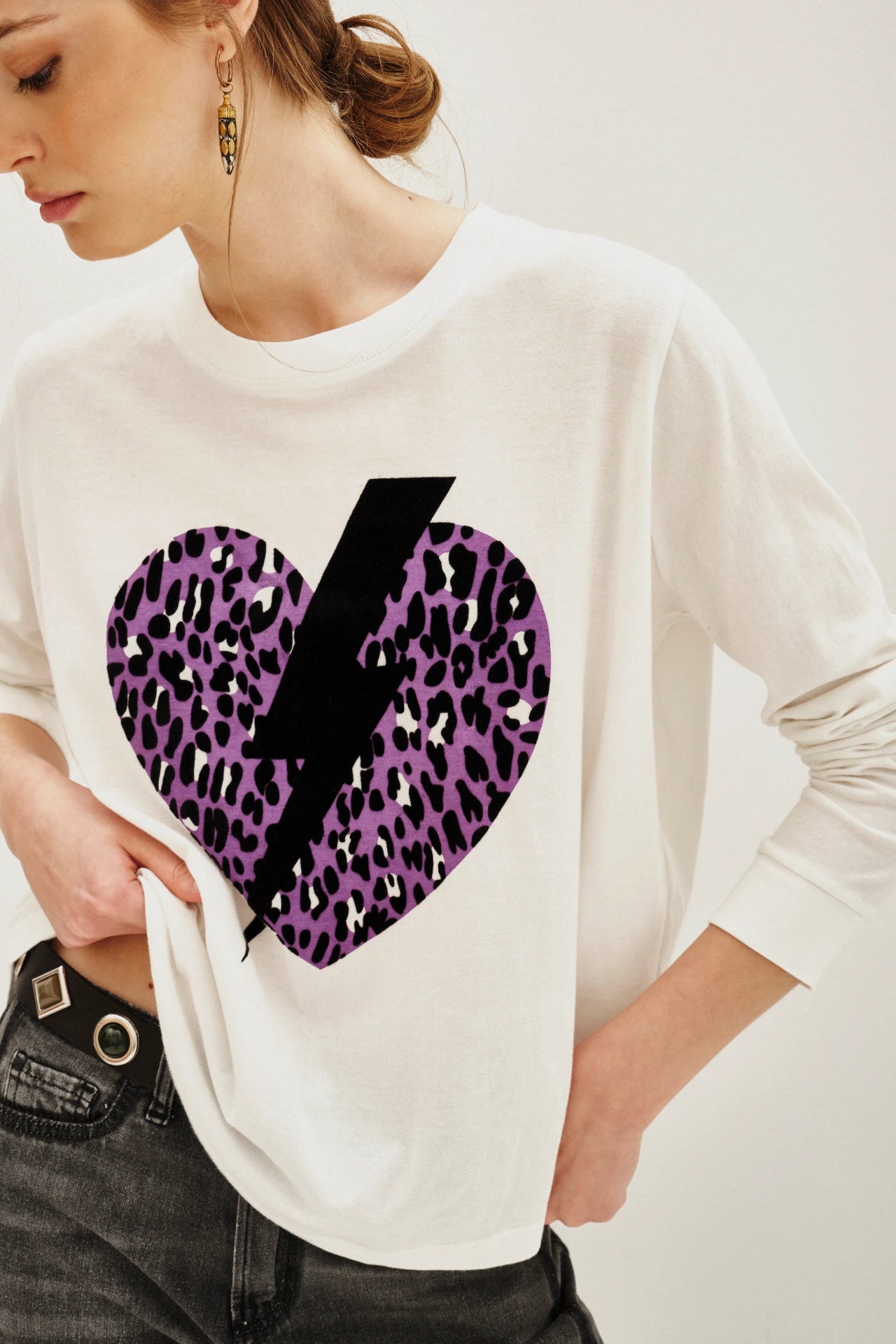 REMERA HEART ANIMAL