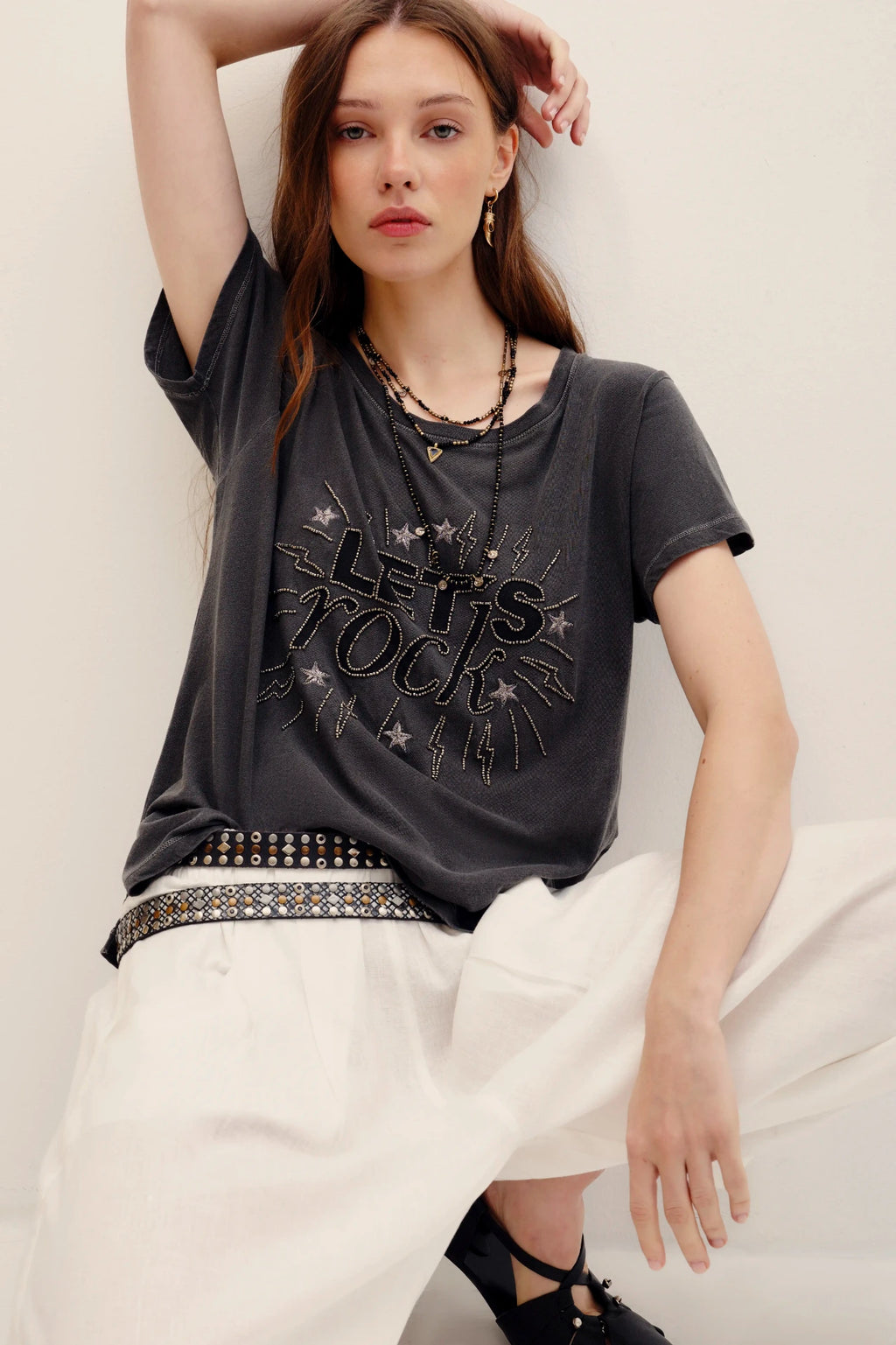 remera let´s rock