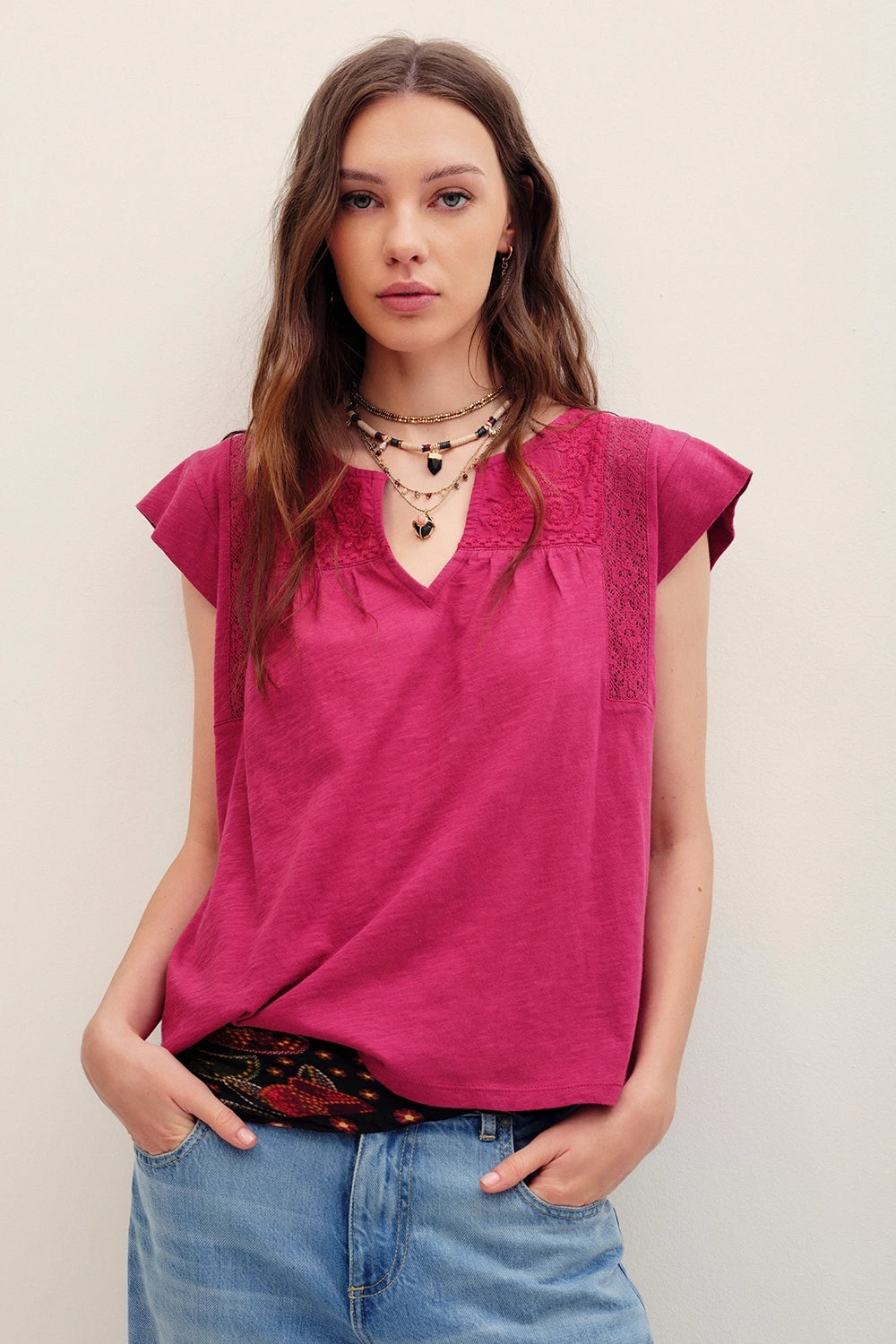remera orchid lace