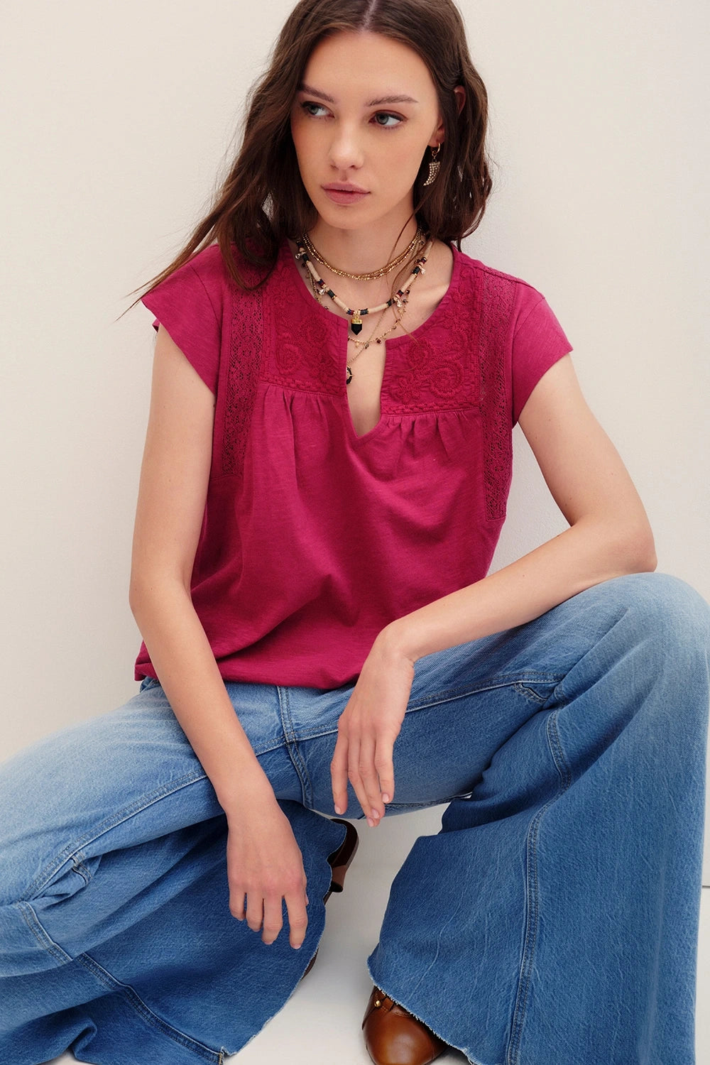 remera orchid lace