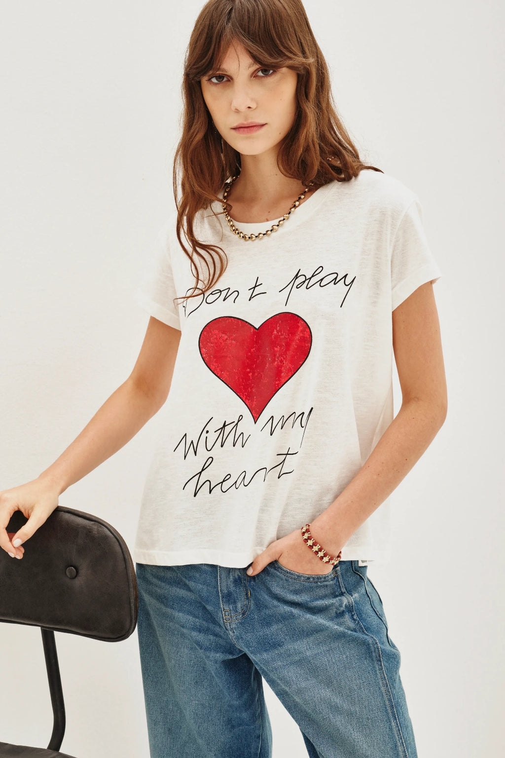 REMERA PLAY WITH MY HEART