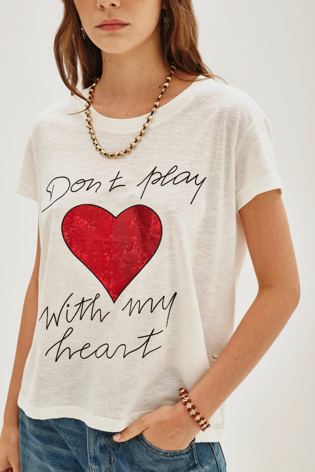 REMERA PLAY WITH MY HEART