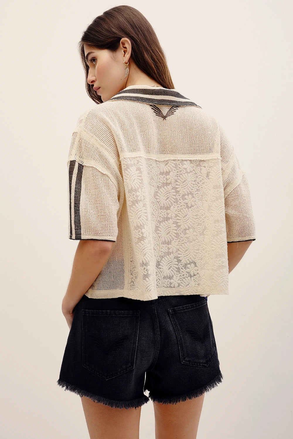 remera sporty lace