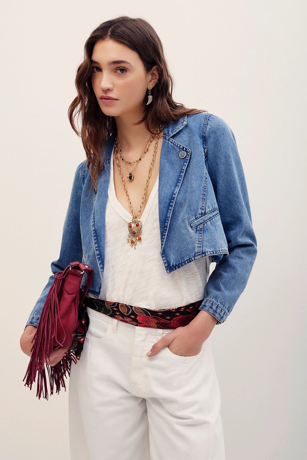 saco denim blulish