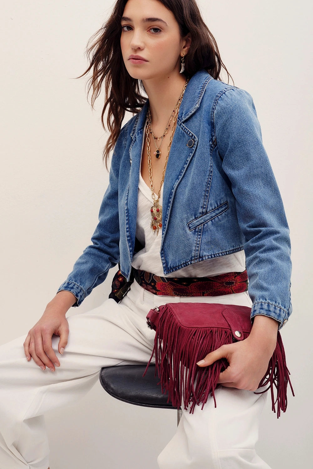 saco denim blulish