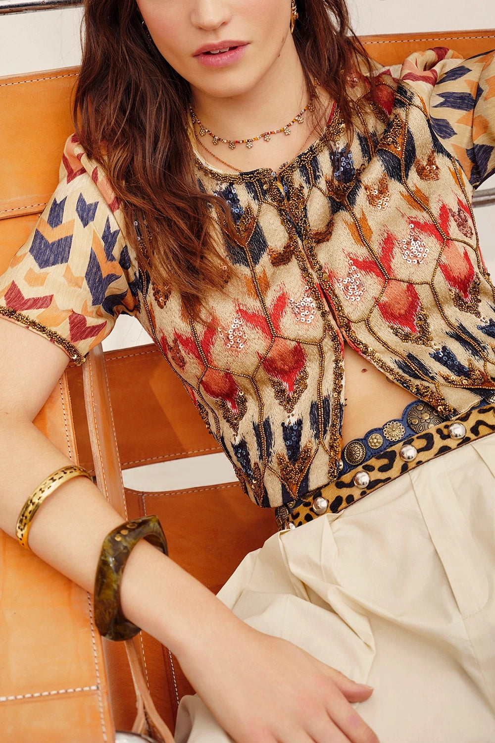 saco murni sequins