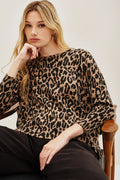 SWEATER CYMADE LEOPARD SEQUINS