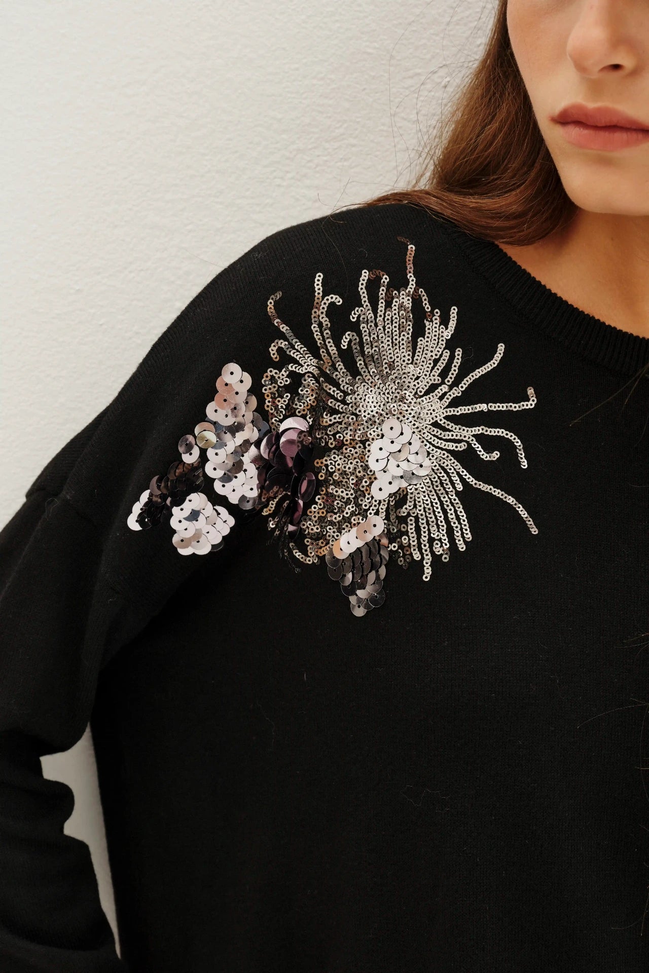 SWEATER EMBRO LEAVES