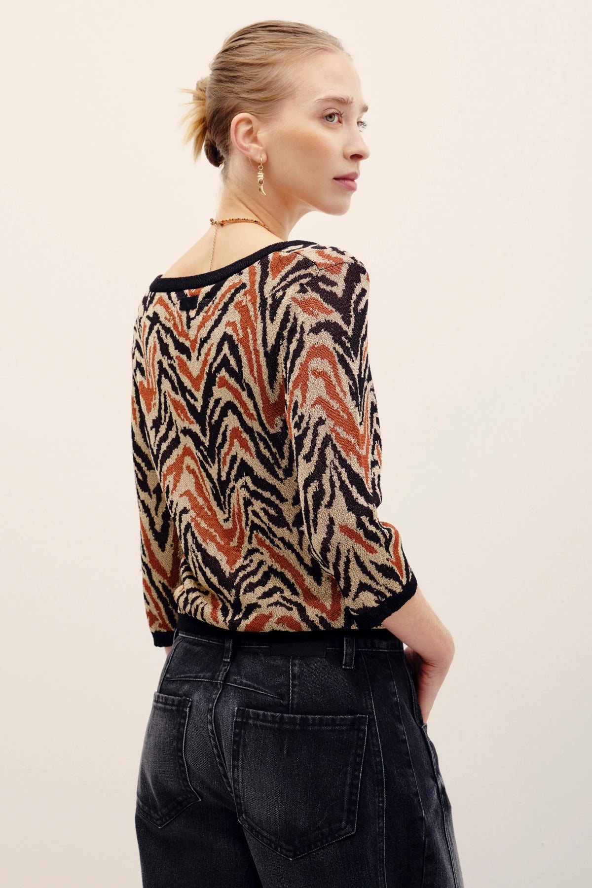 sweater lux cebra