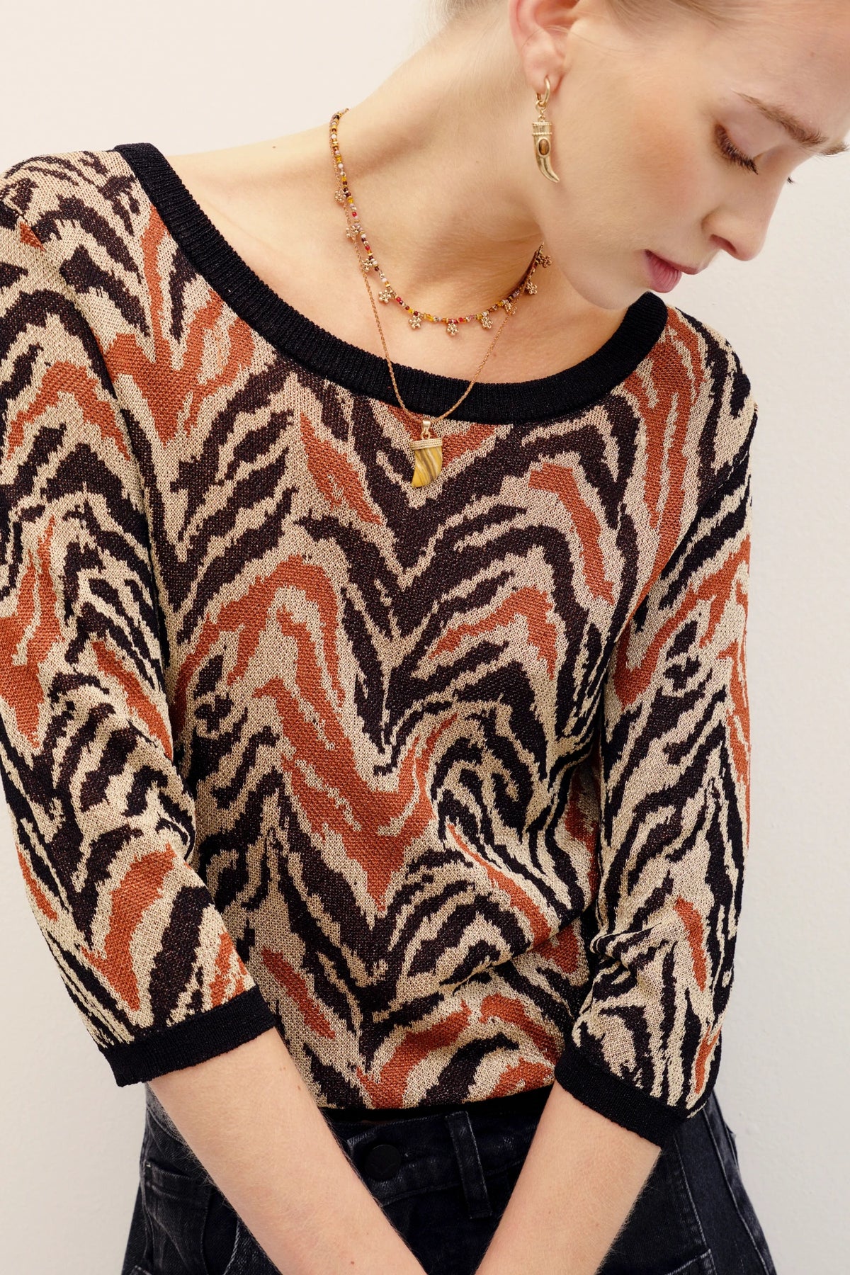 sweater lux cebra