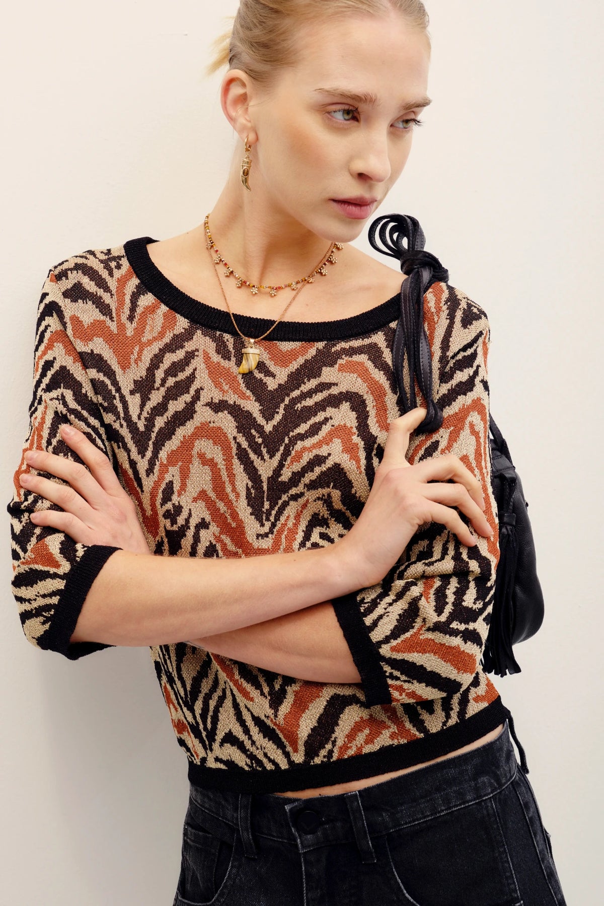 sweater lux cebra