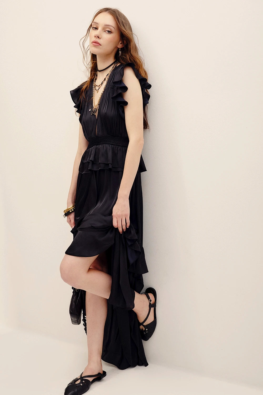 vestido astromelia