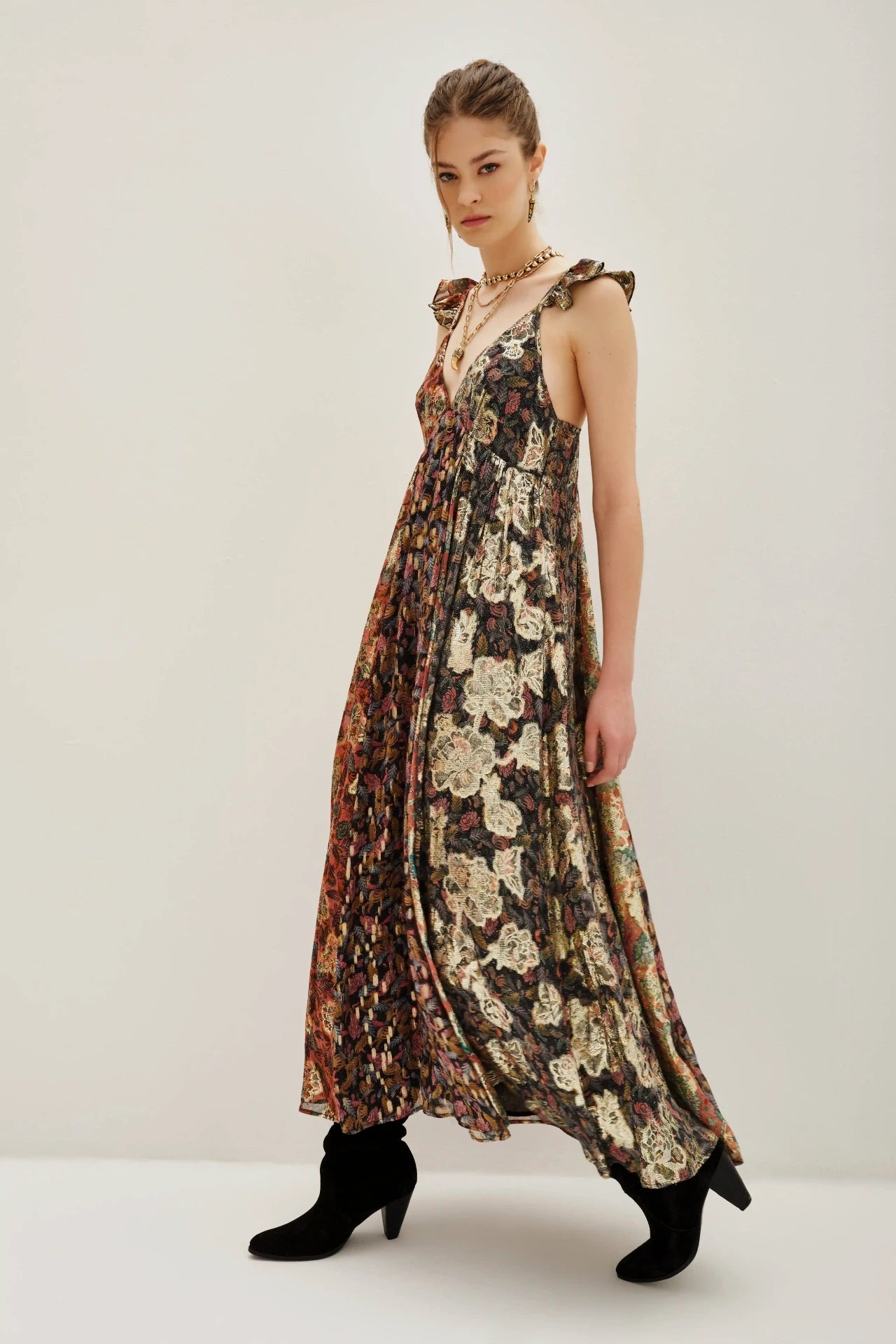 VESTIDO BOHO JACQUARD MIX