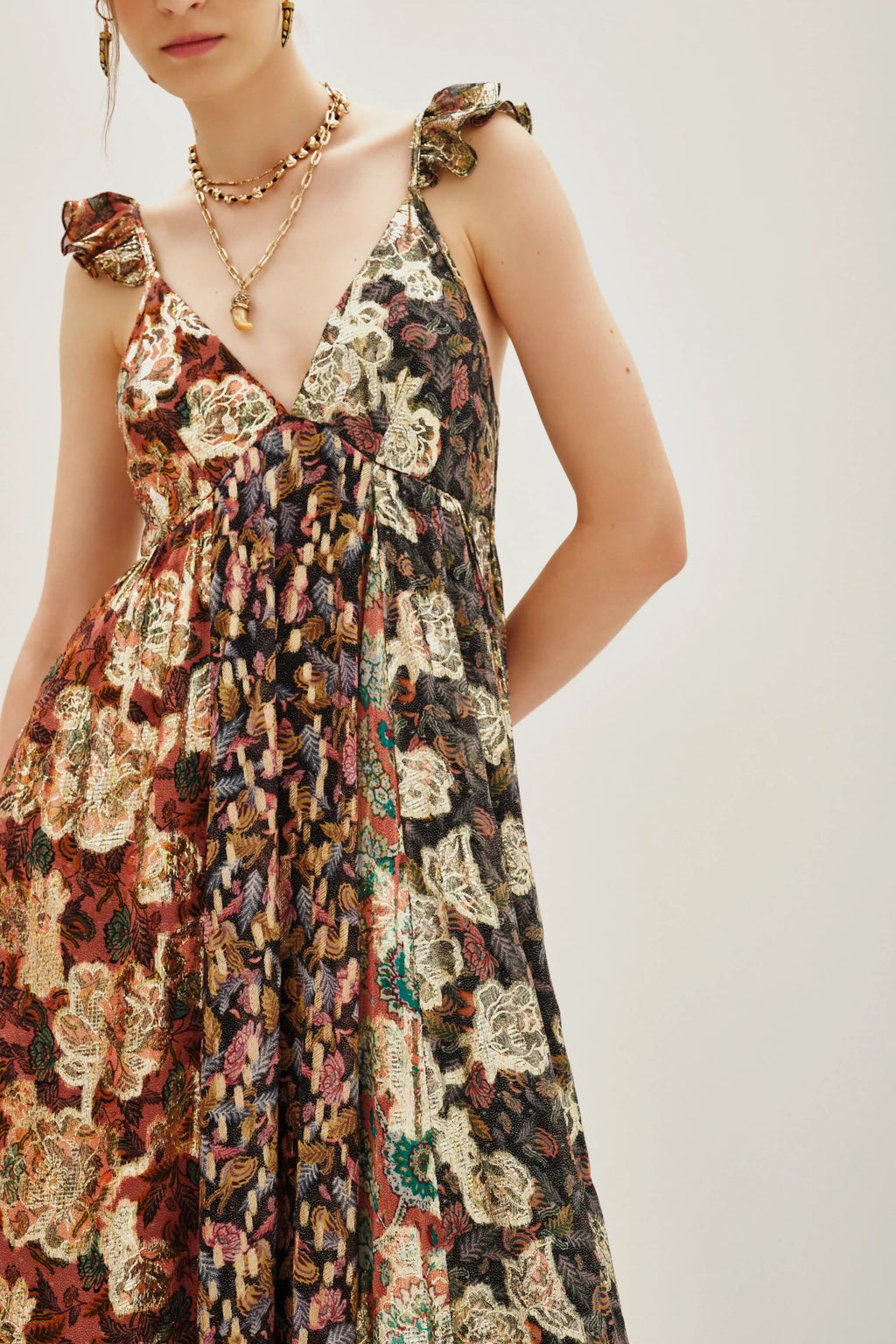 VESTIDO BOHO JACQUARD MIX