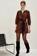 VESTIDO COCKTAIL CARAMEL