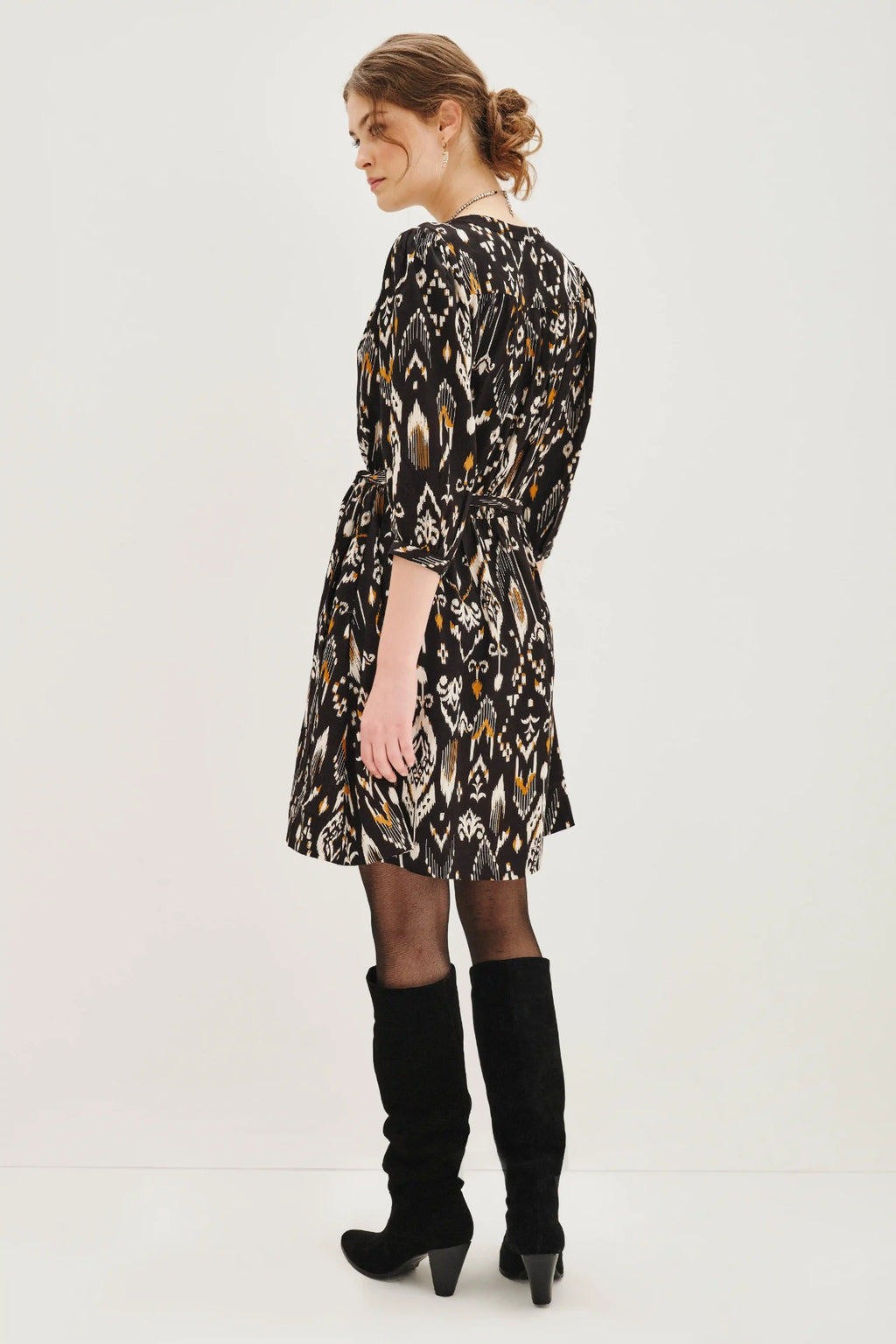 VESTIDO COCKTAIL IKAT