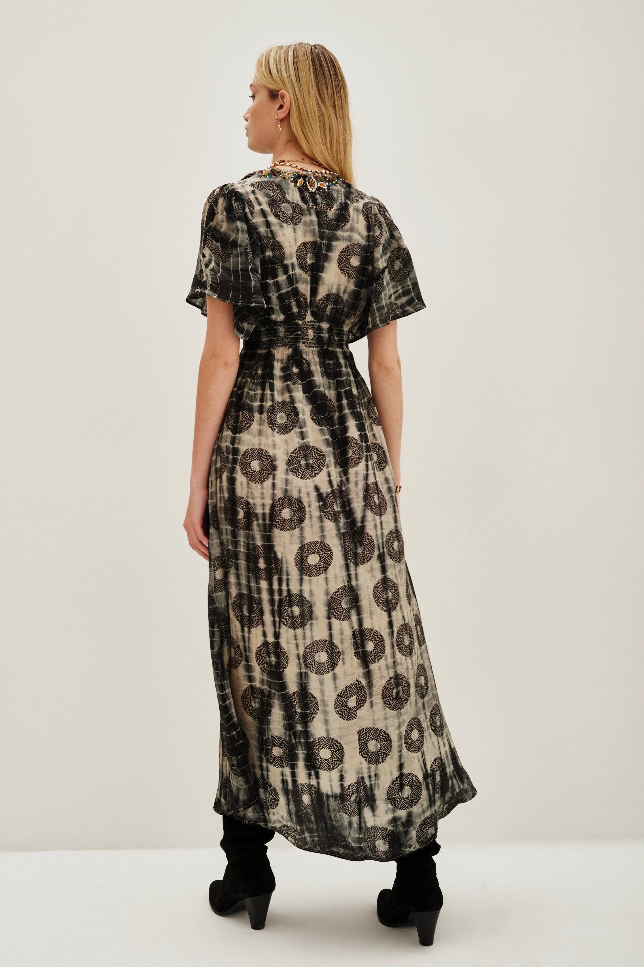 VESTIDO IRUN SAREE HEATHER