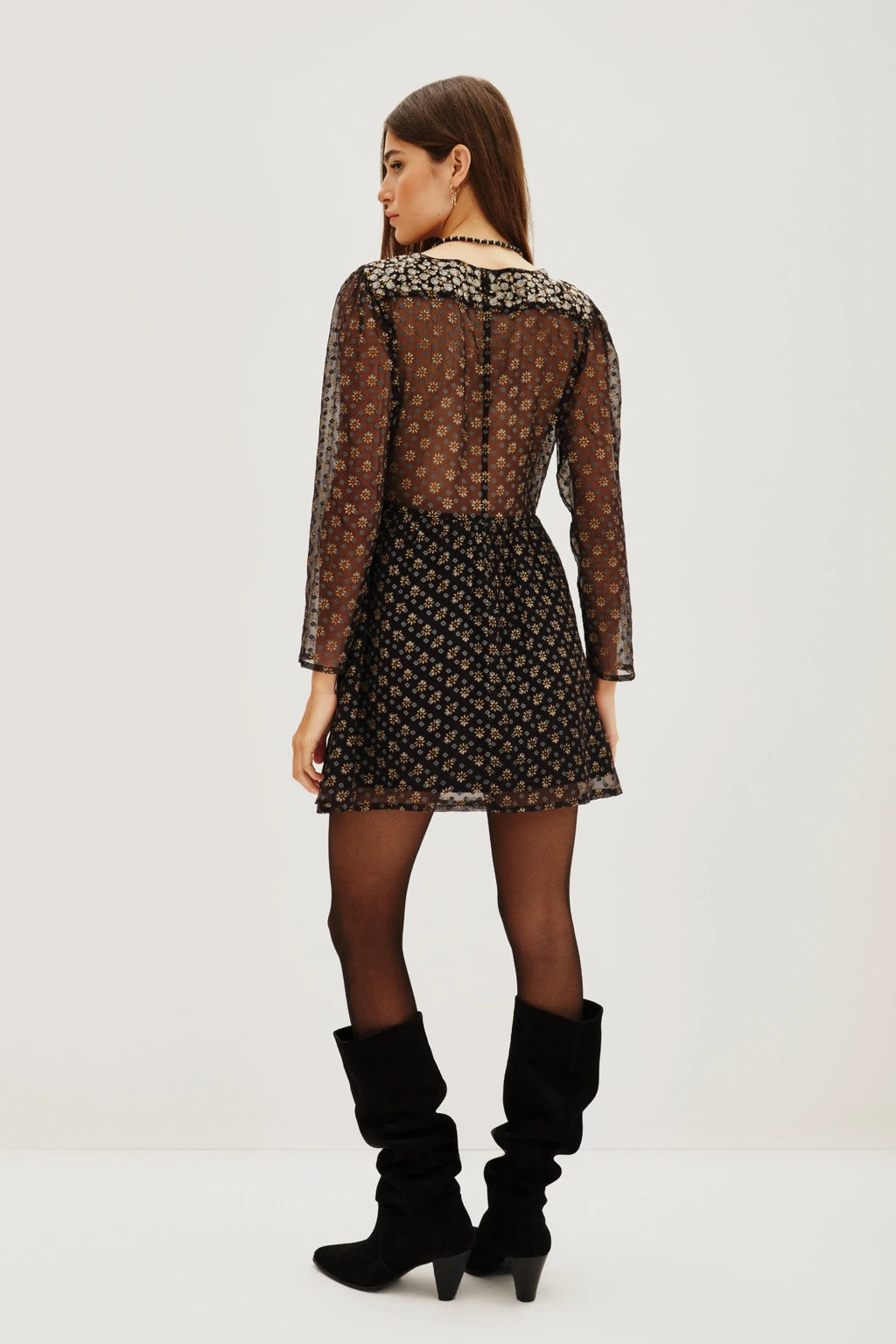 VESTIDO LUX FOIL BANDANI