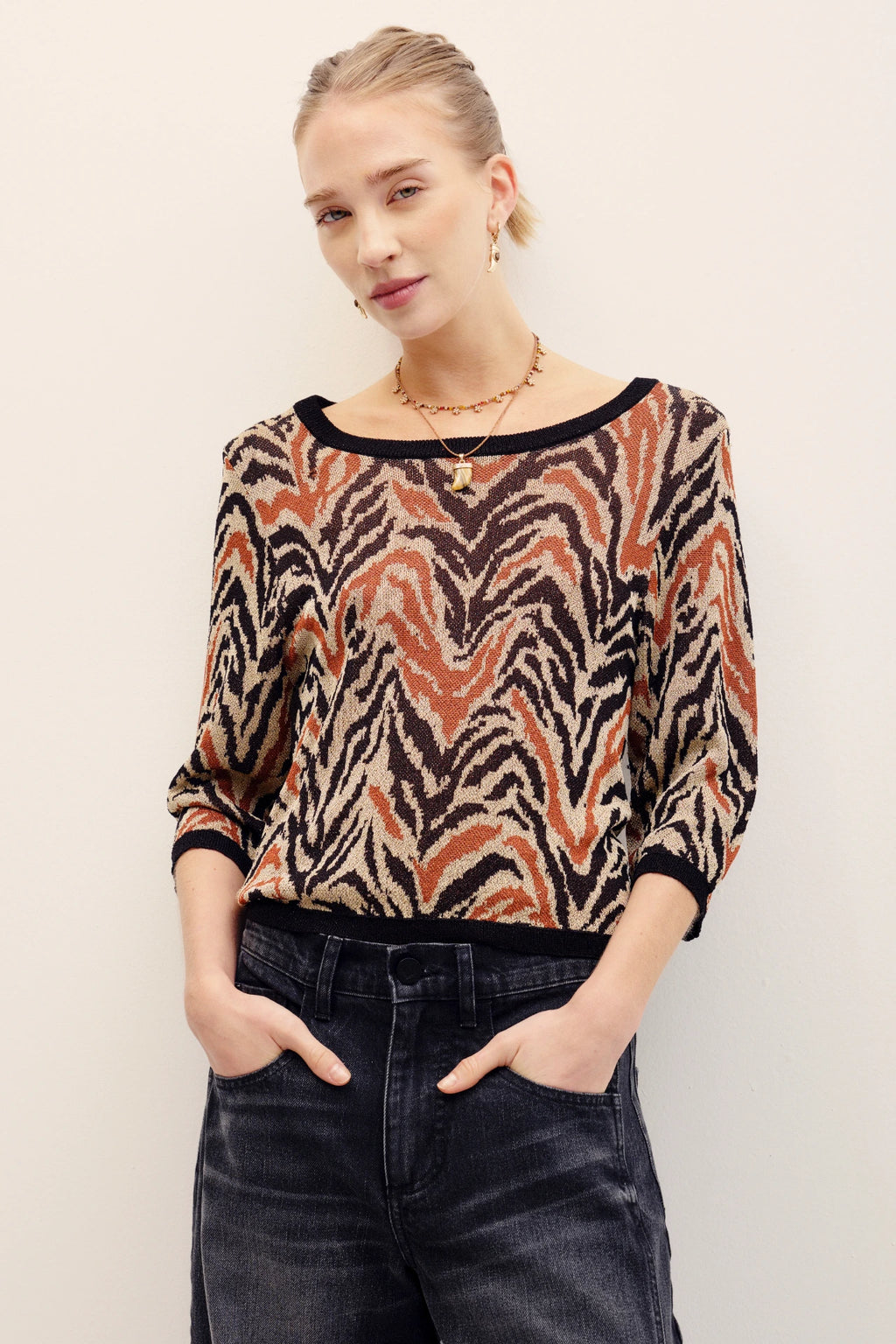 sweater lux cebra