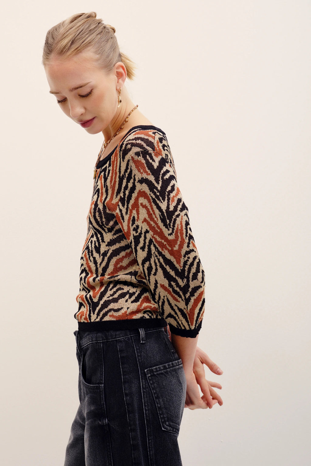 sweater lux cebra
