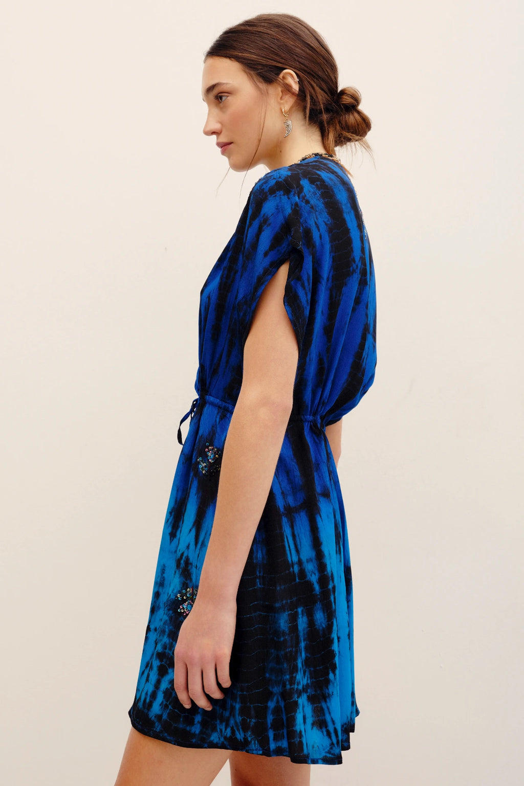 vestido miki saree ocean