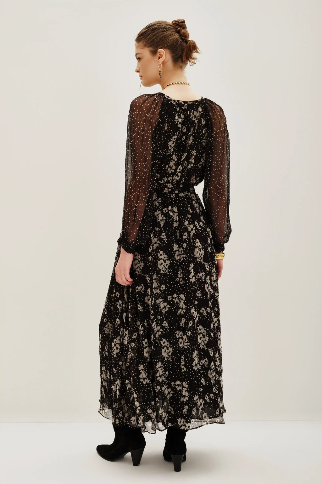 VESTIDO NEW YORK LIBERTY DOTS
