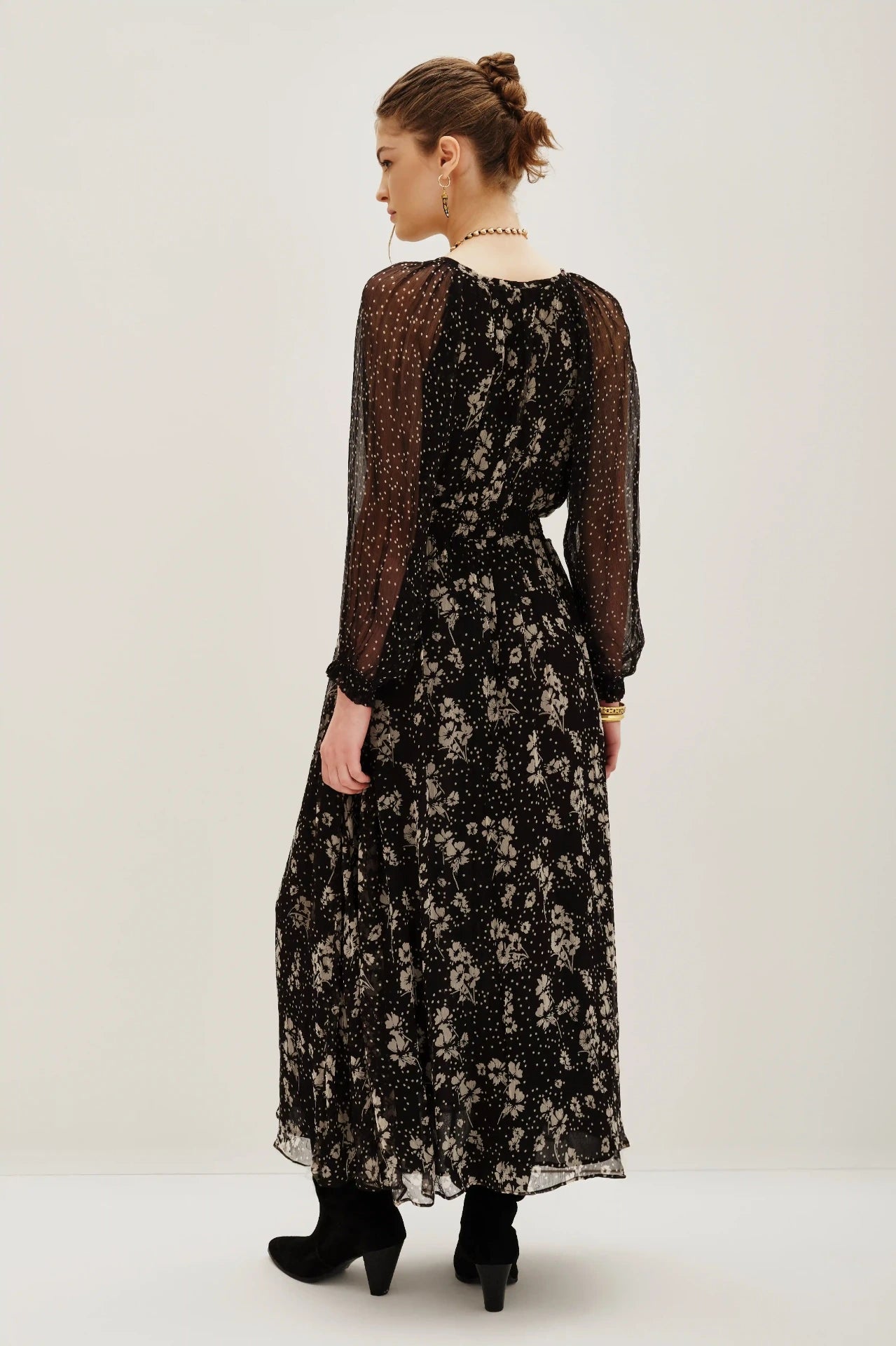 VESTIDO NEW YORK LIBERTY DOTS
