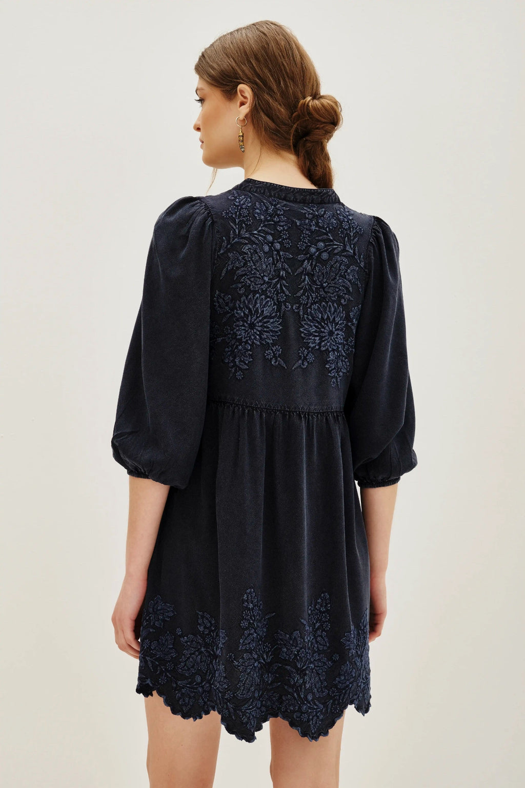 VESTIDO RITA TENCEL FLOWERS