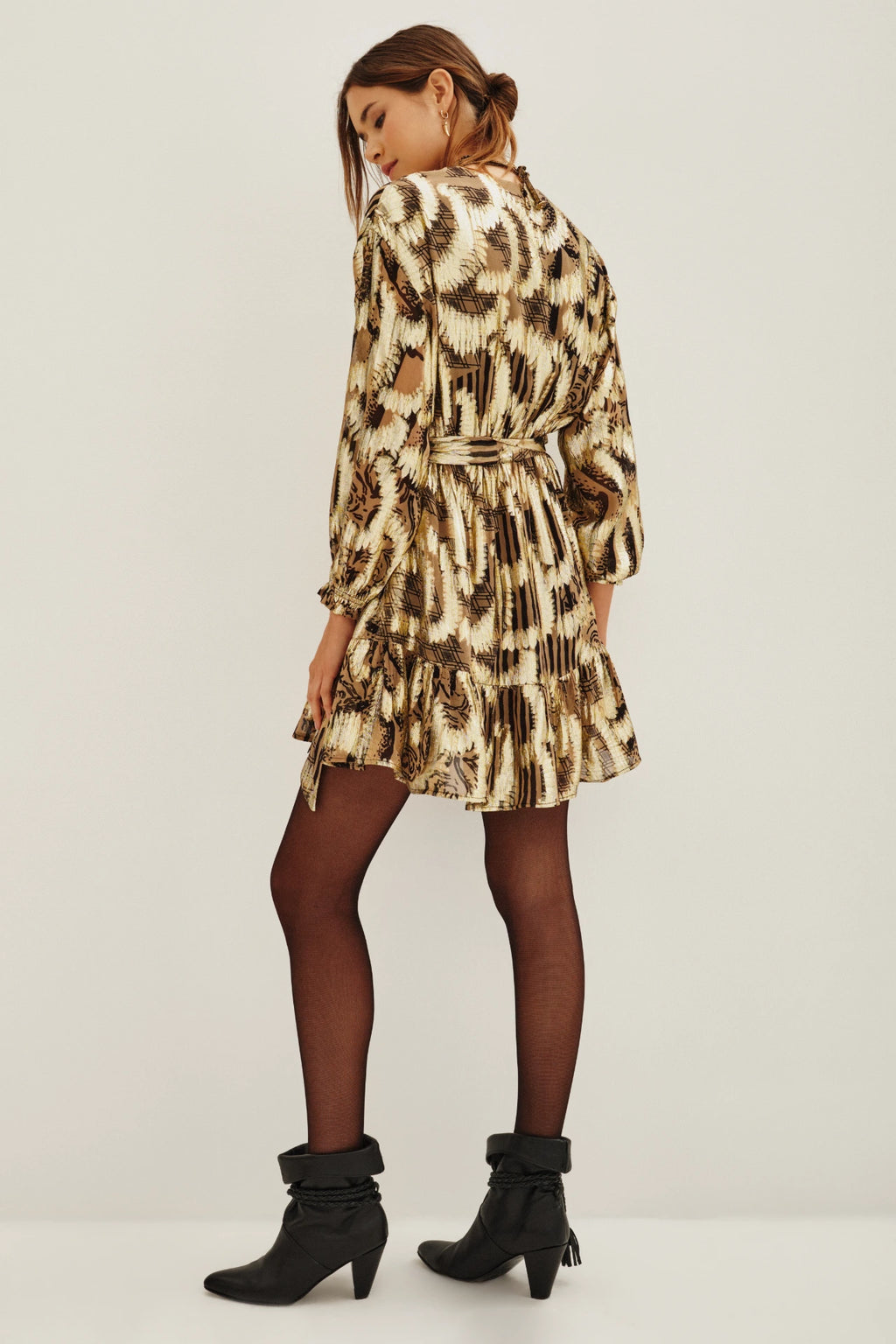 VESTIDO SAKURA GAELLE LUREX