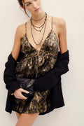 vestido tanya short snake