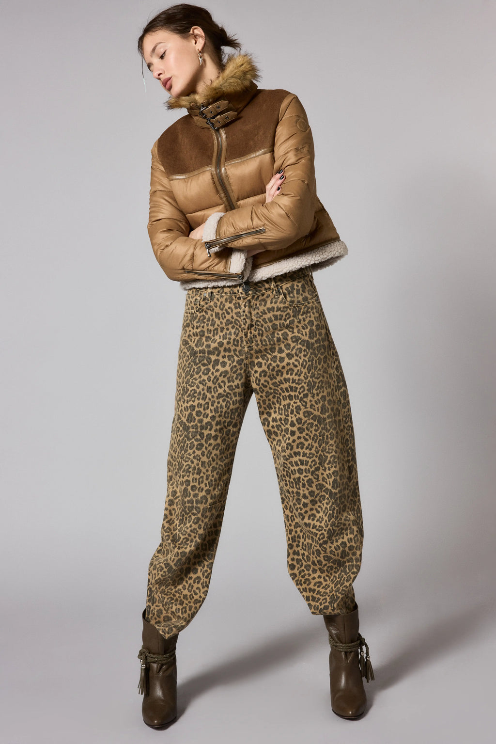 JEAN BARREL SID LEOPARD